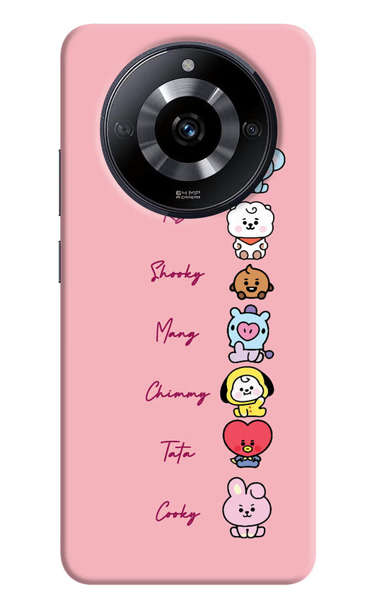 BTS names Realme Narzo 60 5G Hard Case Back Cover by Casekaro
