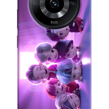 BTS Chibi Realme Narzo 60 5G Hard Case Back Cover by Casekaro