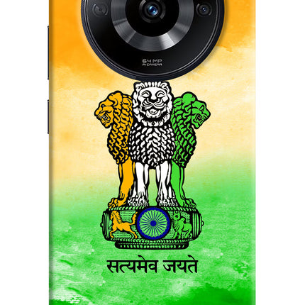 Satyamev Jayate Flag Realme Narzo 60 5G Hard Case Back Cover by Casekaro