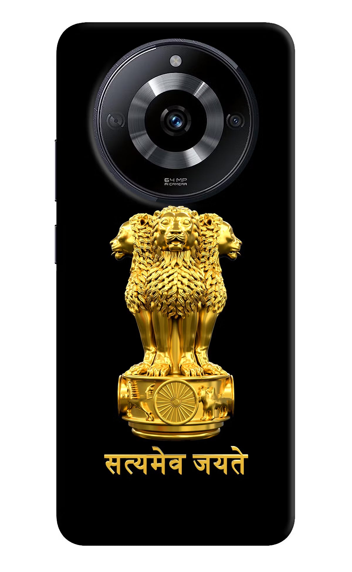 Satyamev Jayate Golden Realme Narzo 60 5G Back Cover