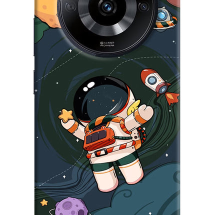 Cartoon Astronaut Realme Narzo 60 5G Hard Case Back Cover by Casekaro
