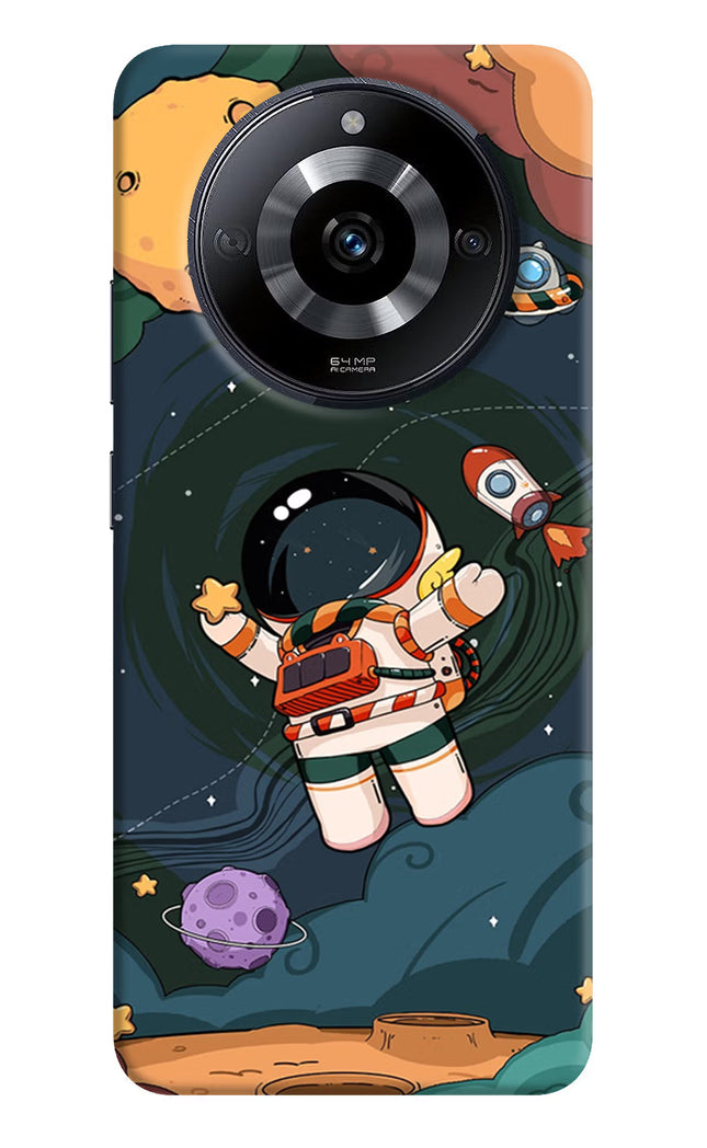 Cartoon Astronaut Realme Narzo 60 5G Hard Case Back Cover by Casekaro