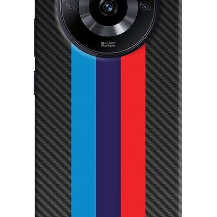 BMW Stripes Pattern Realme Narzo 60 5G Hard Case Back Cover by Casekaro