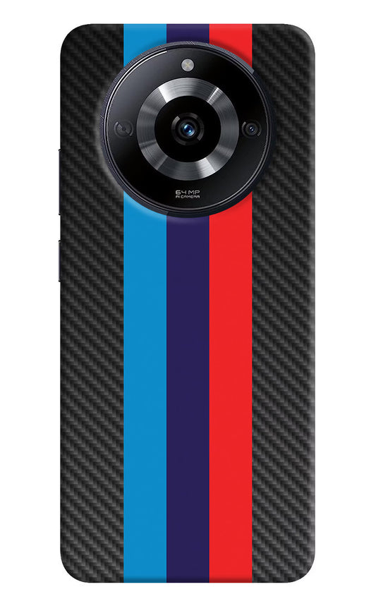 BMW Stripes Pattern Realme Narzo 60 5G Hard Case Back Cover by Casekaro