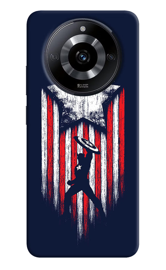 Captain America Marvel Art Realme Narzo 60 5G Hard Case Back Cover by Casekaro