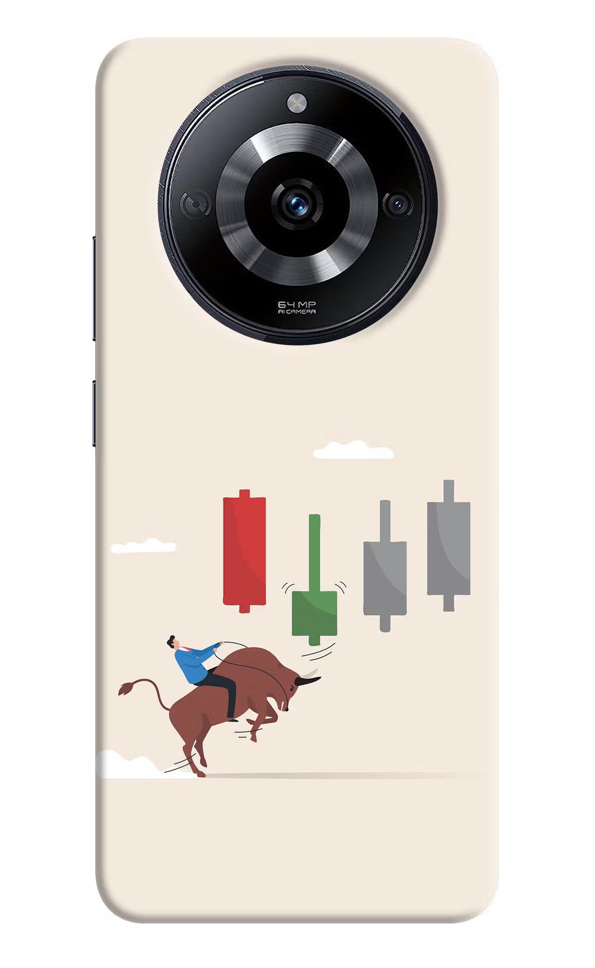 Bull Trading Momentum Realme Narzo 60 5G Back Cover
