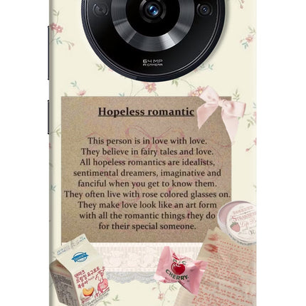 Hopeless Romantic Realme Narzo 60 5G Hard Case Back Cover by Casekaro
