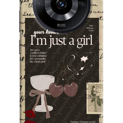 I am just a girl Realme Narzo 60 5G Hard Case Back Cover by Casekaro