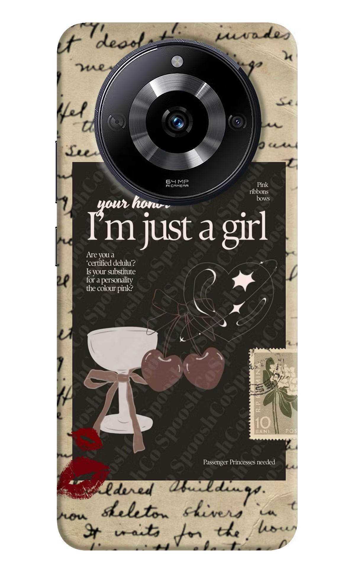 I am just a girl Realme Narzo 60 5G Back Cover