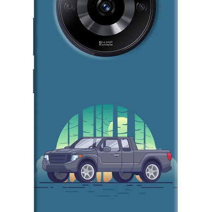 Retro Garage Vibe Realme Narzo 60 5G Hard Case Back Cover by Casekaro