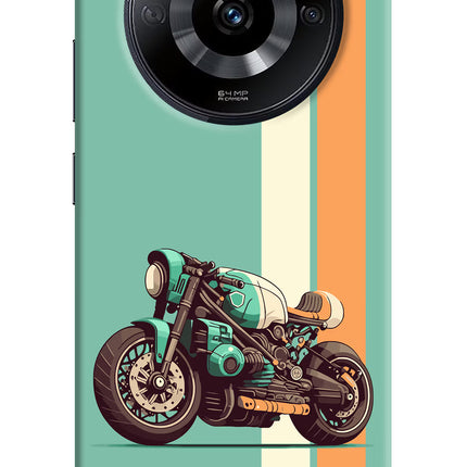Striped Moto Drift Realme Narzo 60 5G Hard Case Back Cover by Casekaro