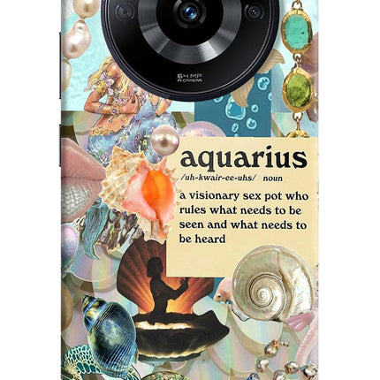 Aquarius Zodiac Realme Narzo 60 5G Hard Case Back Cover by Casekaro