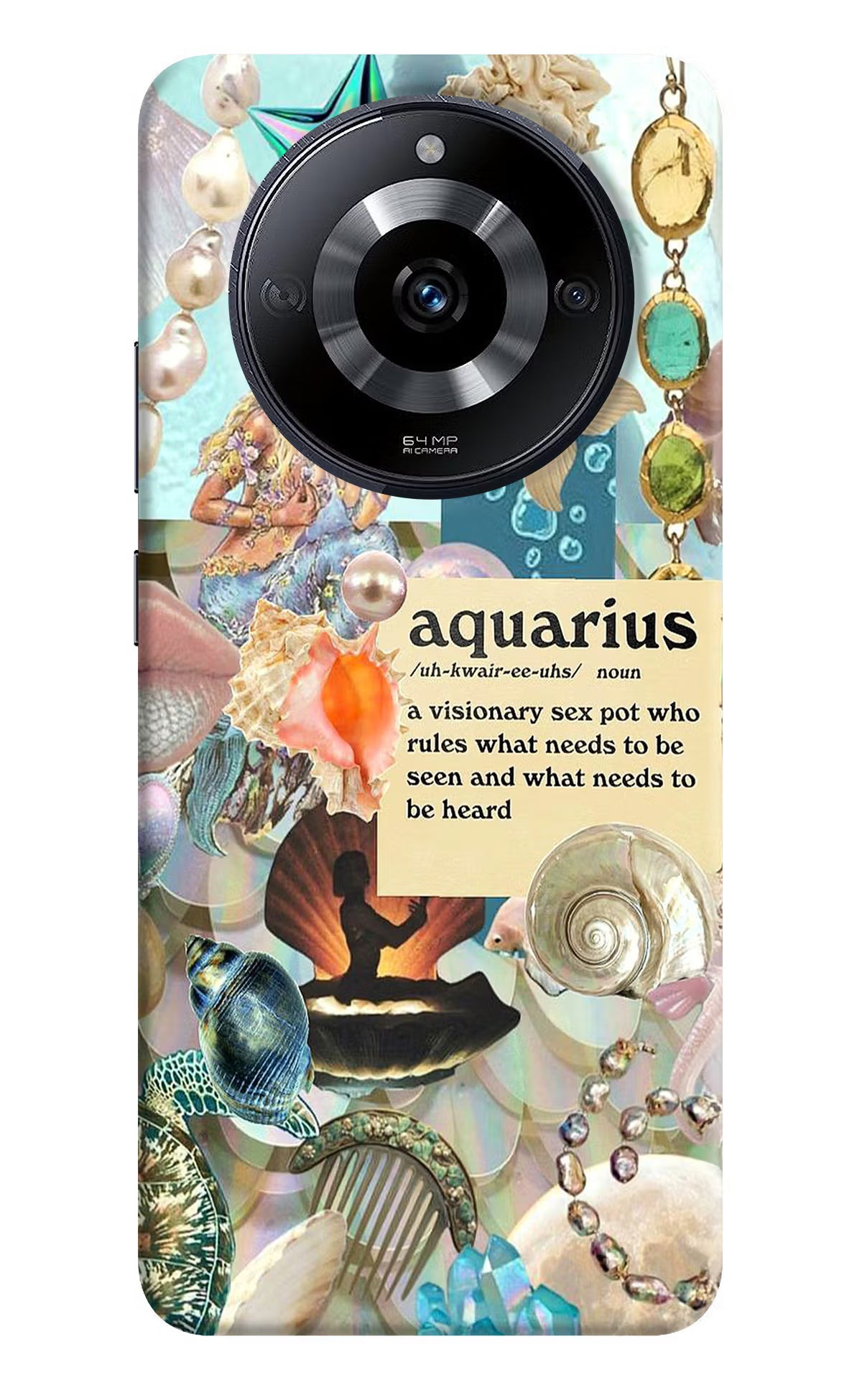 Aquarius Zodiac Realme Narzo 60 5G Back Cover