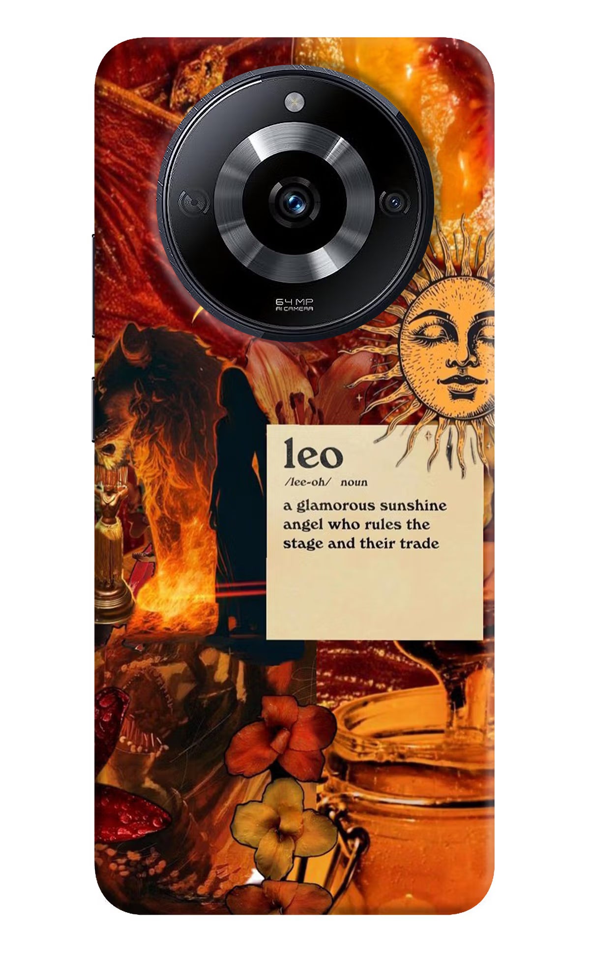 Leo Zodiac Realme Narzo 60 5G Back Cover