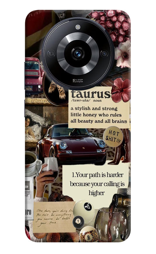 Taurus Zodiac Realme Narzo 60 5G Hard Case Back Cover by Casekaro