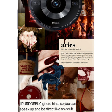 Zodiac Aries Realme Narzo 60 5G Hard Case Back Cover by Casekaro