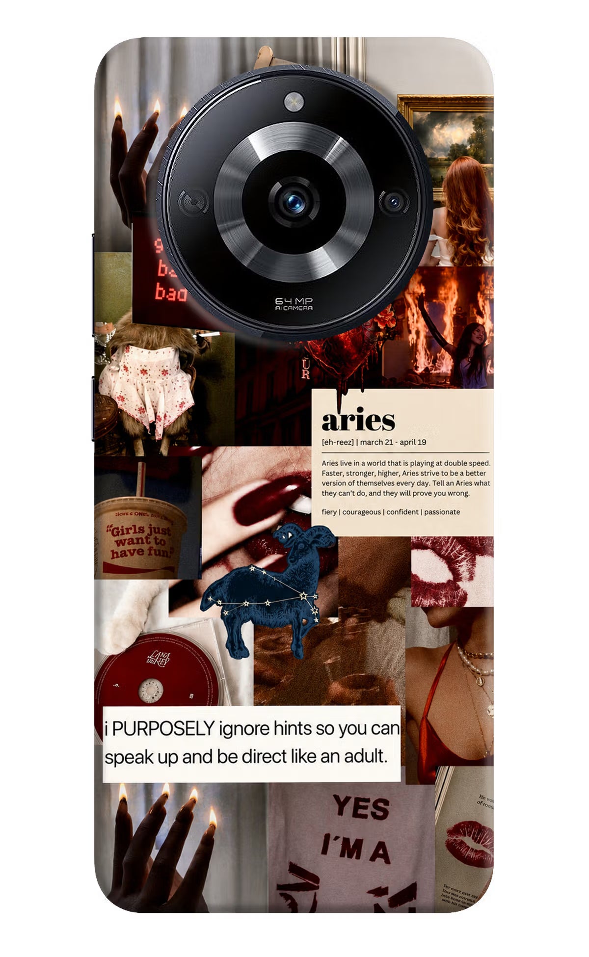 Zodiac Aries Realme Narzo 60 5G Back Cover