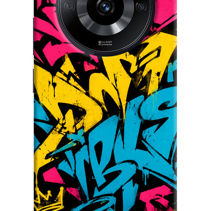 Graffiti Vibe Realme Narzo 60 5G Hard Case Back Cover by Casekaro