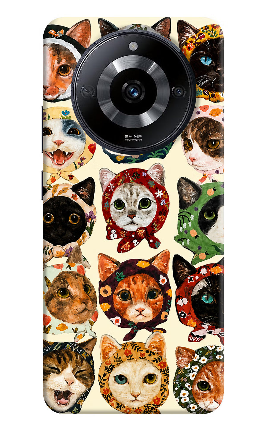 Cool Cat Realme Narzo 60 5G Back Cover, Hard case
