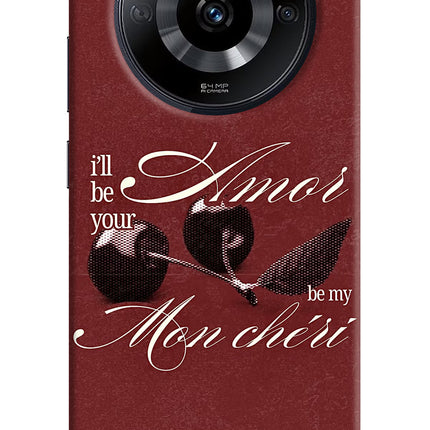 Velvet Cherry Realme Narzo 60 5G Hard Case Back Cover by Casekaro