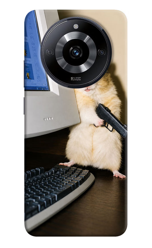 Hacker Hamster Realme Narzo 60 5G Hard Case Back Cover by Casekaro