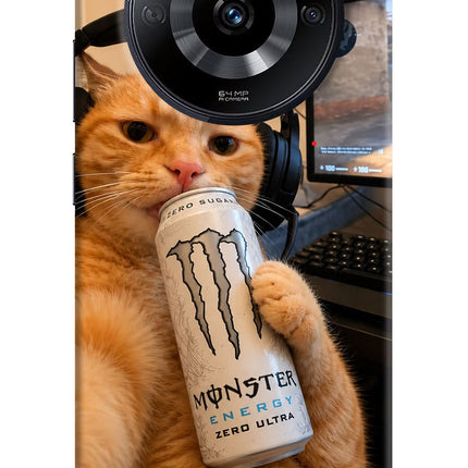 Gamer Cat Energy Realme Narzo 60 5G Hard Case Back Cover by Casekaro