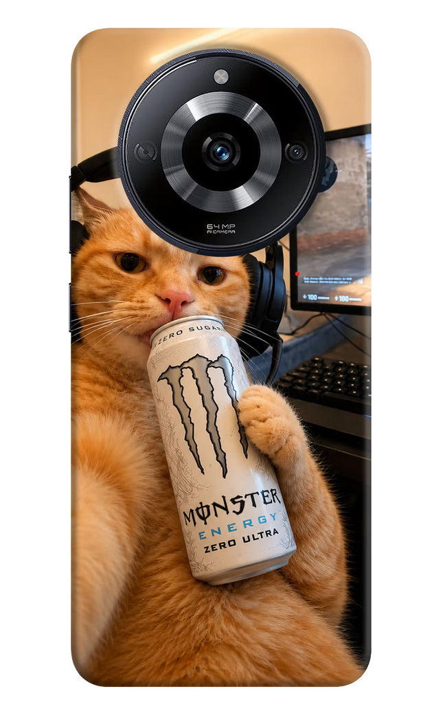 Gamer Cat Energy Realme Narzo 60 5G Hard Case Back Cover by Casekaro