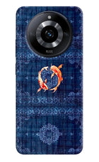 Koi Blue Realme Narzo 60 5G Hard Case Back Cover by Casekaro