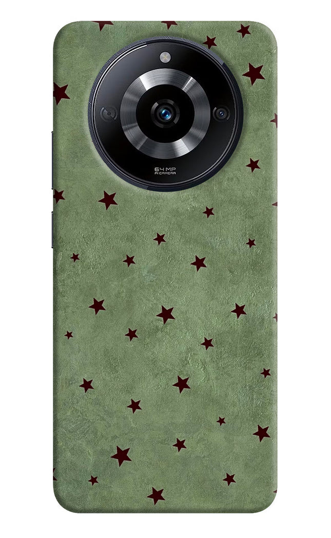 Green Stars Realme Narzo 60 5G Hard Case Back Cover by Casekaro