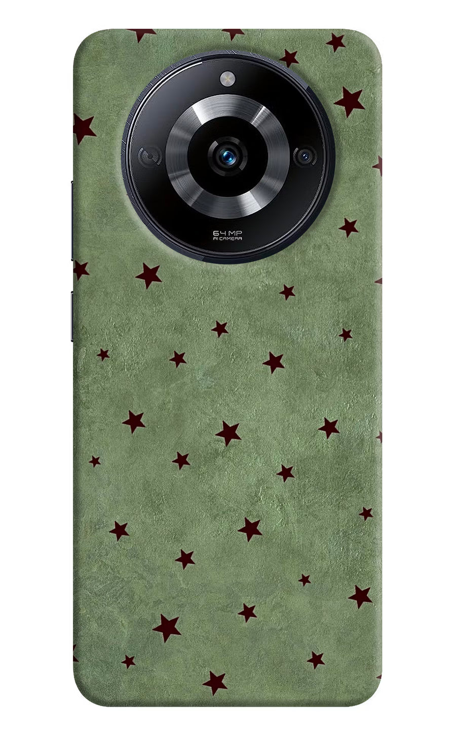 Green Stars Realme Narzo 60 5G Back Cover, Hard case