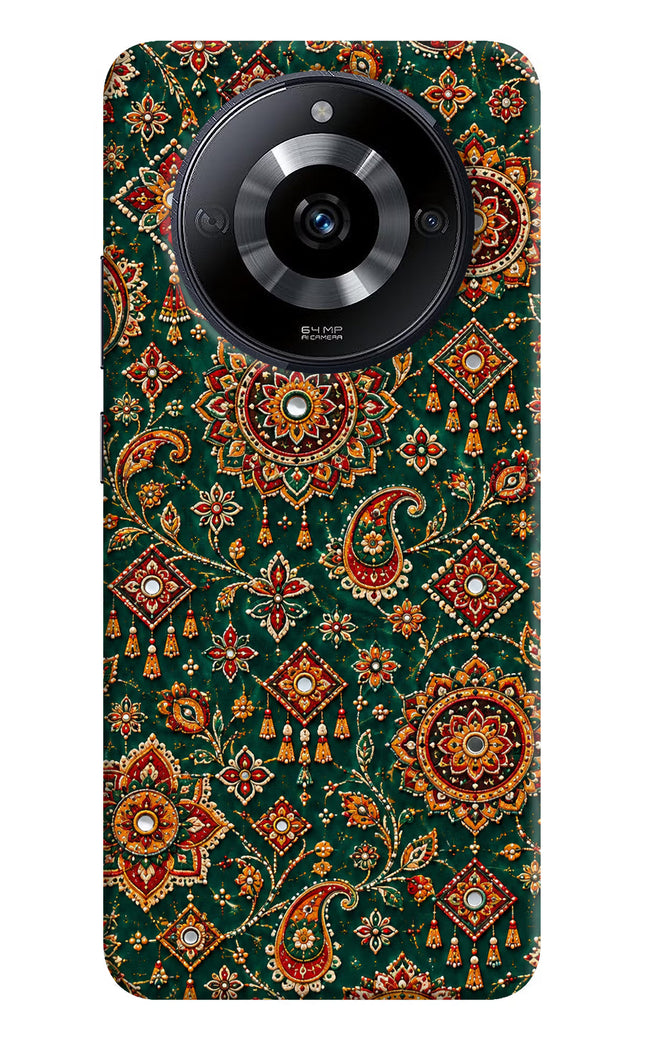 Green Pataka Realme Narzo 60 5G Hard Case Back Cover by Casekaro