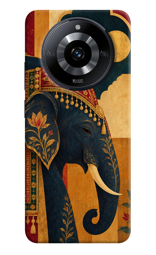 Royal Elephant Realme Narzo 60 5G Hard Case Back Cover by Casekaro