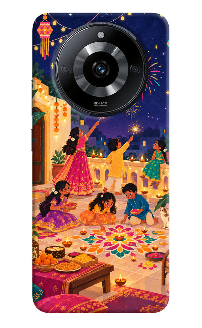 Diwali Night Realme Narzo 60 5G Hard Case Back Cover by Casekaro