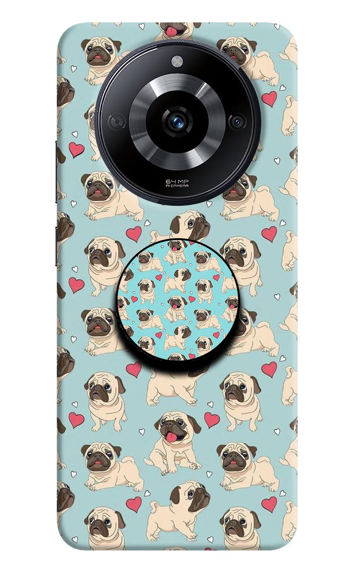 Pug Dog Realme Narzo 60 5G Pop Case
