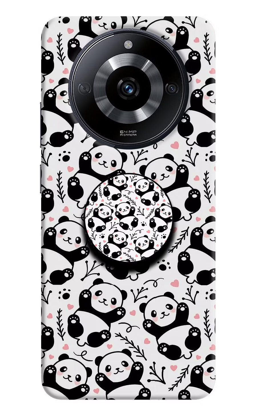 Cute Panda Realme Narzo 60 5G Pop Case, Hard case