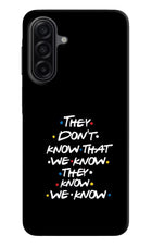 FRIENDS Dialogue Samsung M17 5G Hard Case Back Cover by Casekaro