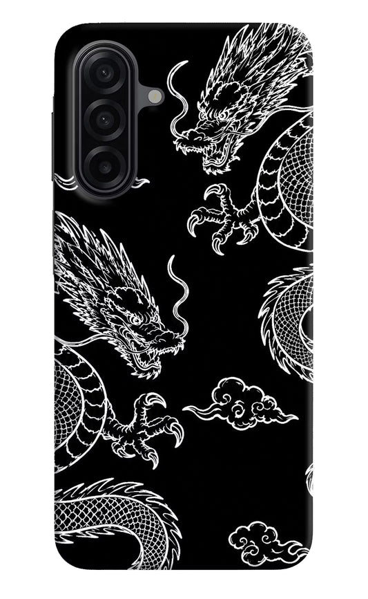 Twin Dragons Samsung M17 5G Hard Case Back Cover by Casekaro