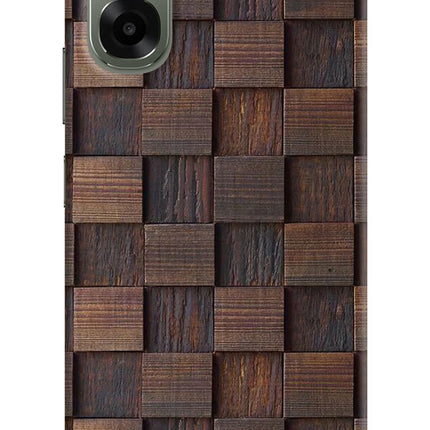 Wooden Cube Design Oppo A6x 5G Hard Case Back Cover by Casekaro