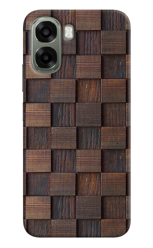 Wooden Cube Design Oppo A6x 5G Hard Case Back Cover by Casekaro