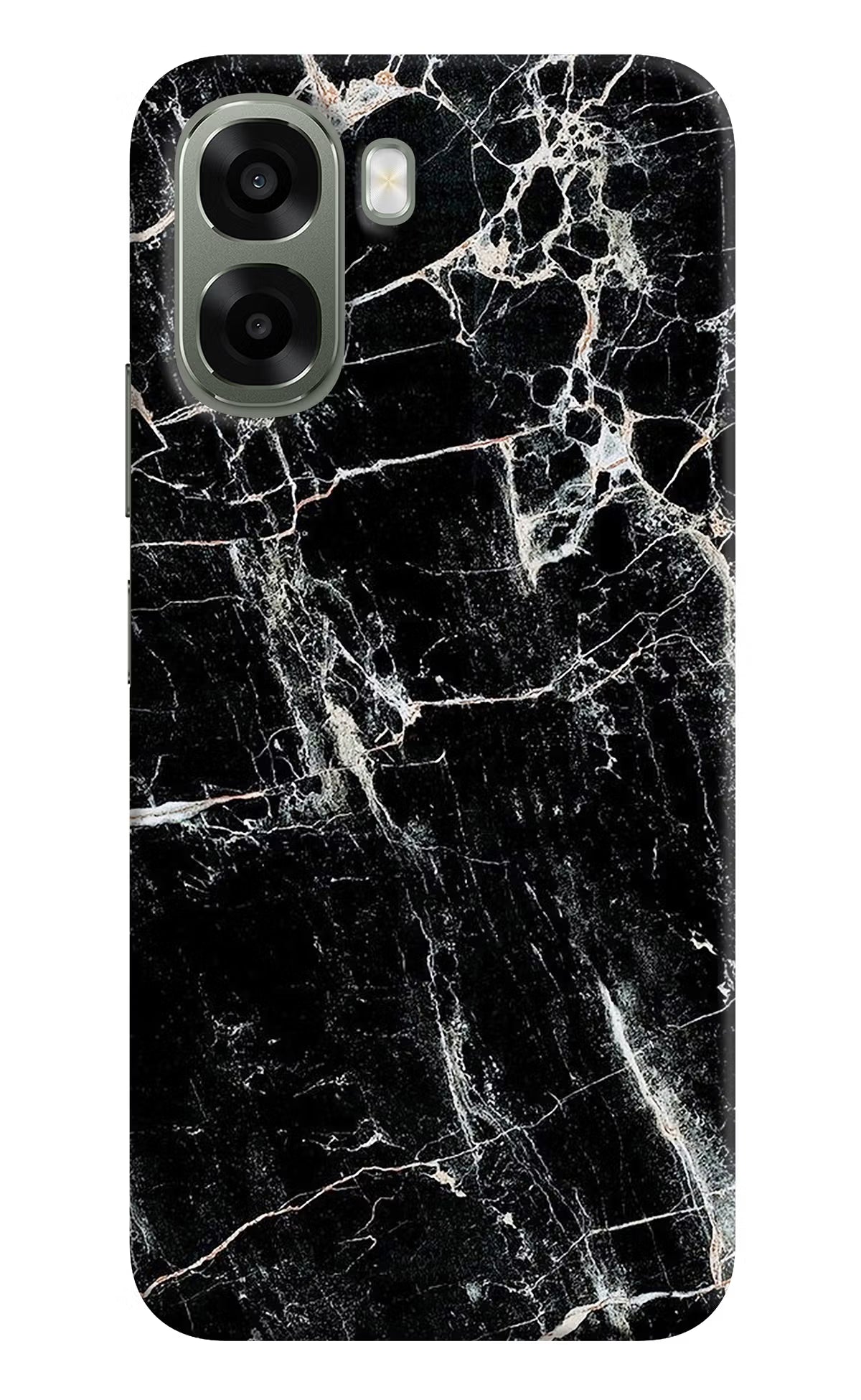 Black Marble Texture Oppo A6x 5G Back Cover