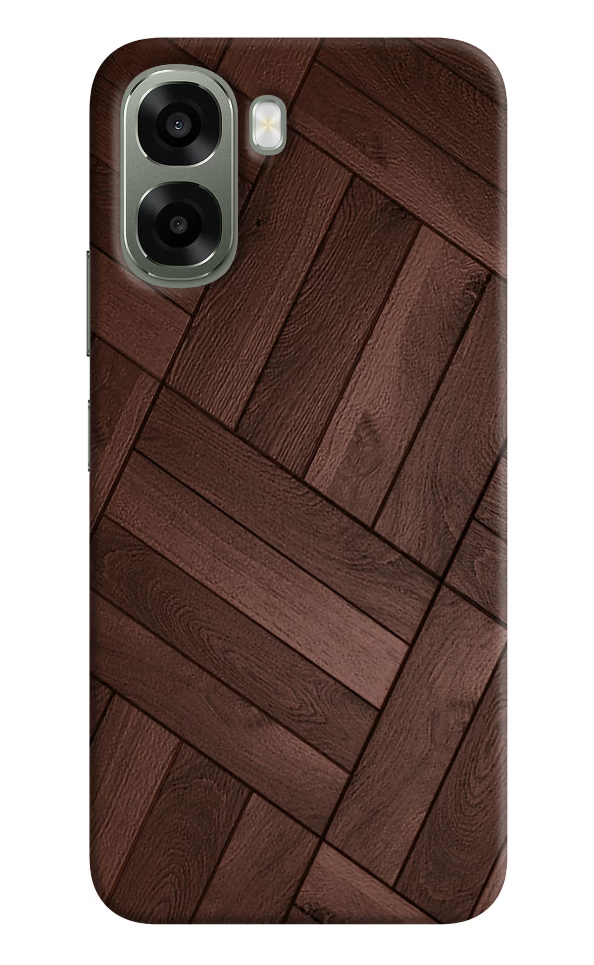 Wooden Texture Design Oppo A6x 5G Back Cover