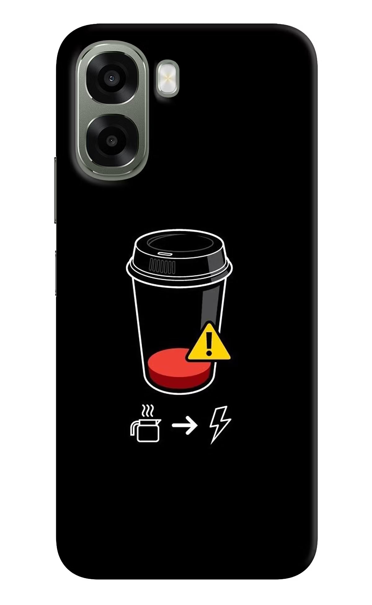 Coffee Oppo A6x 5G Back Cover