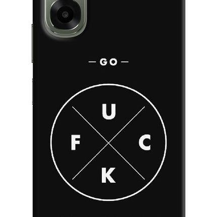 Go Fuck Yourself Oppo A6x 5G Hard Case Back Cover by Casekaro