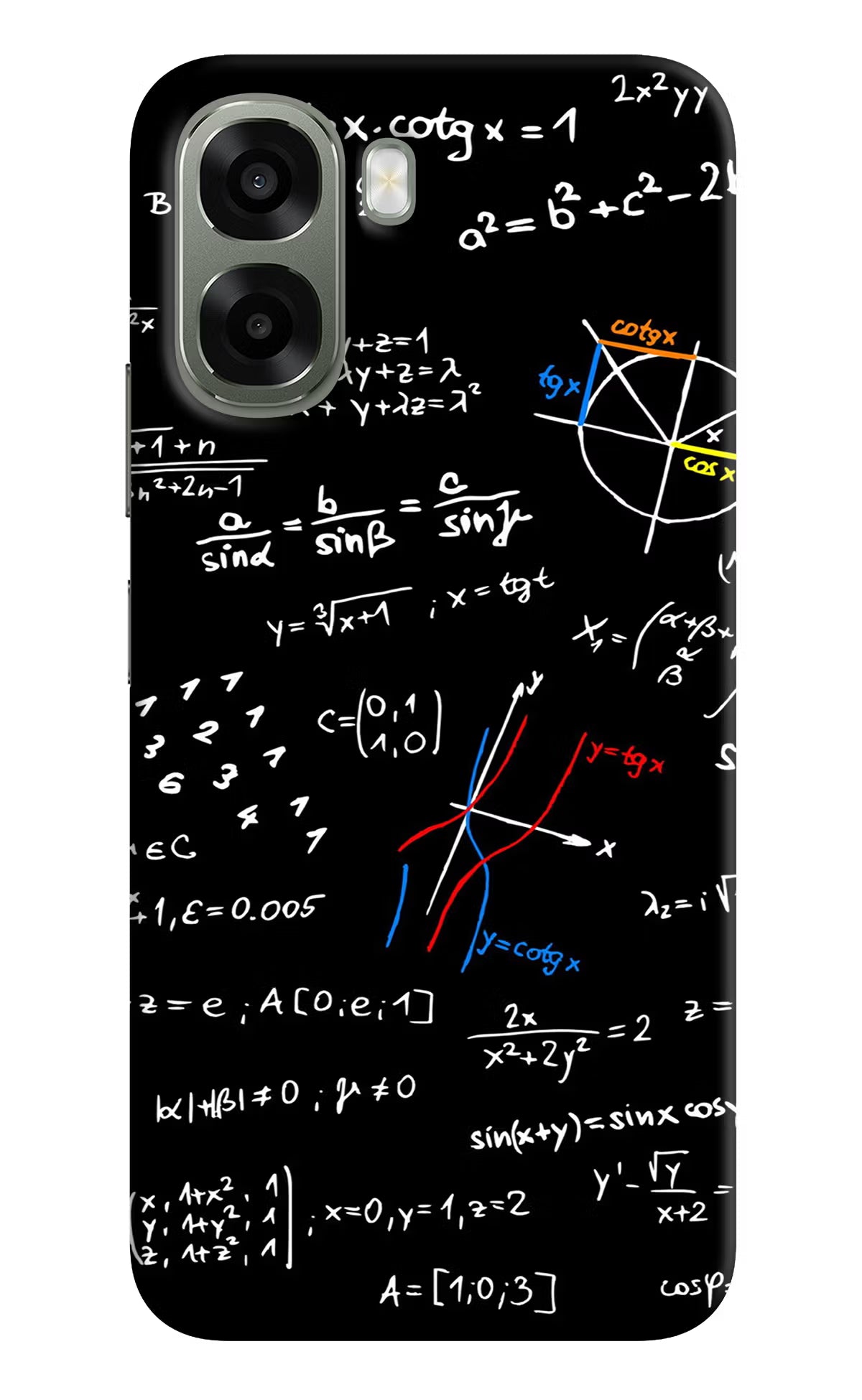 Mathematics Formula Oppo A6x 5G Back Cover
