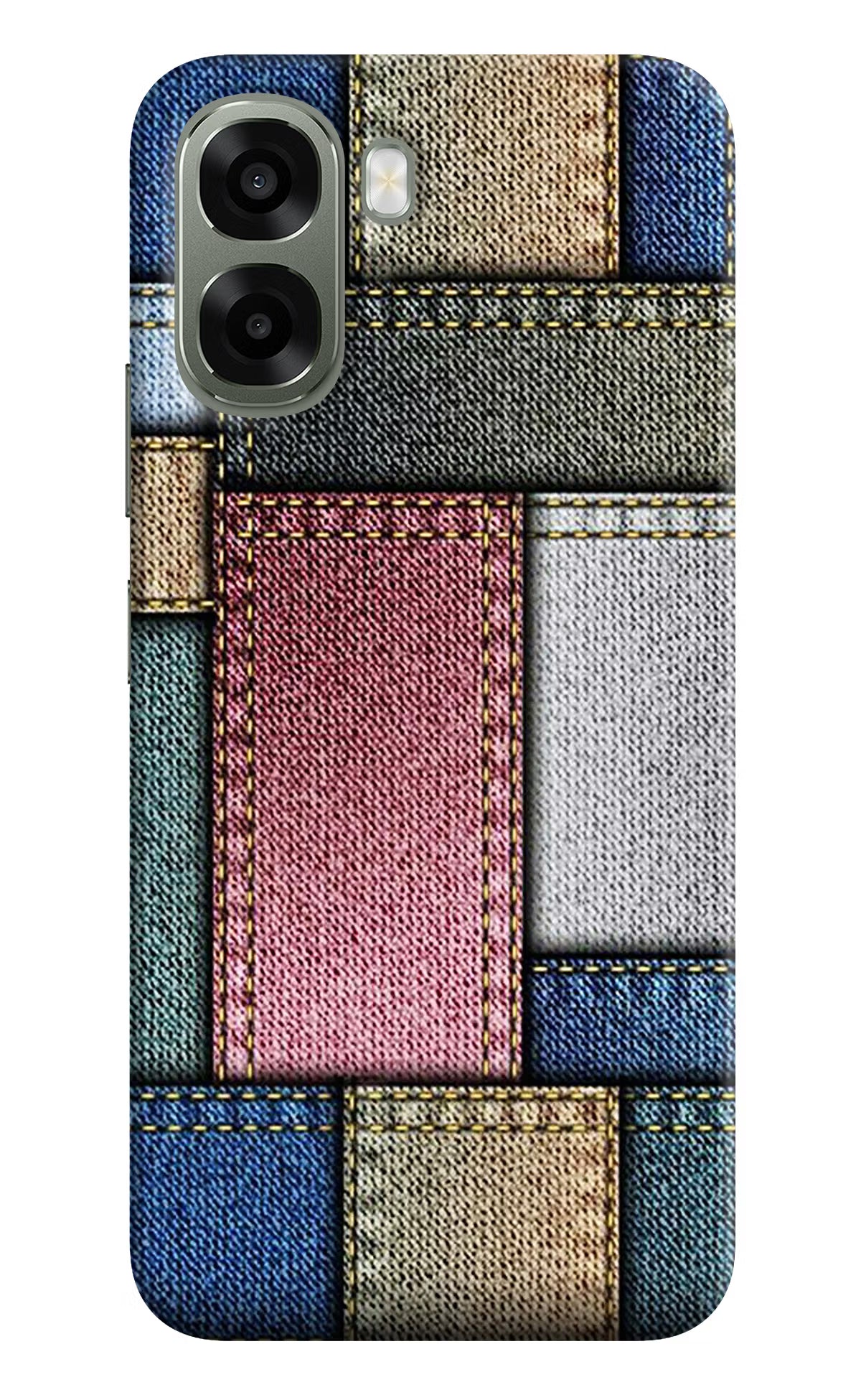 Multicolor Jeans Oppo A6x 5G Back Cover