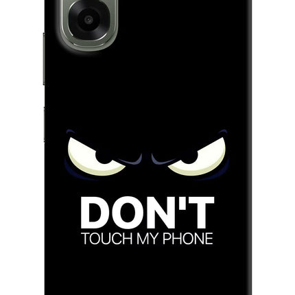 Don'T Touch My Phone Oppo A6x 5G Hard Case Back Cover by Casekaro