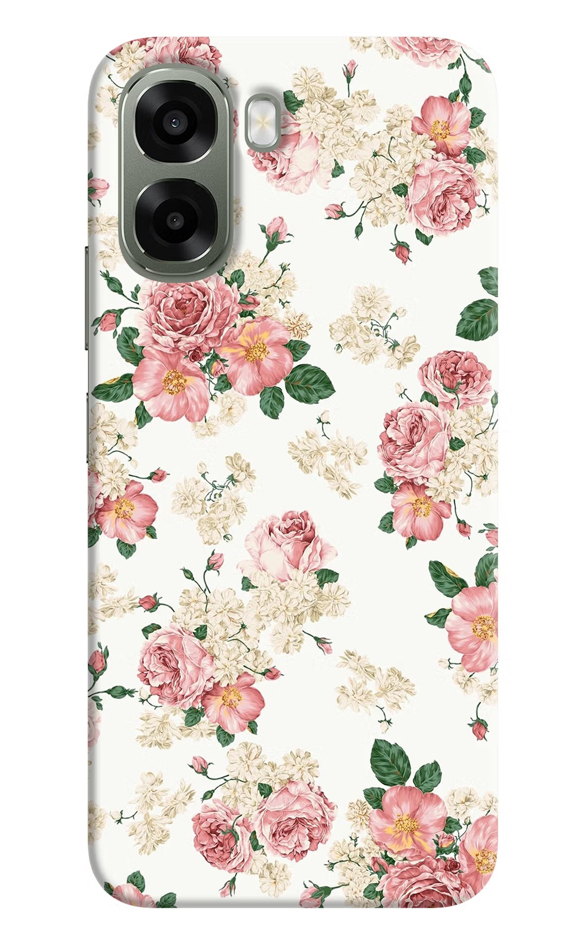Flowers Oppo A6x 5G Back Cover