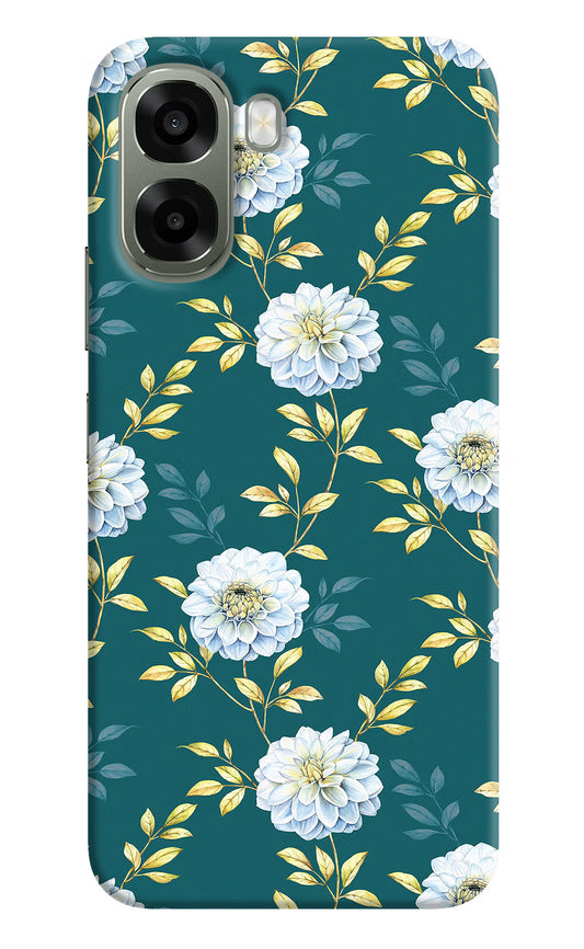 Flowers Oppo A6x 5G Hard Case Back Cover by Casekaro