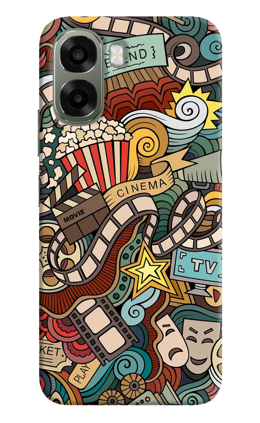 Cinema Abstract Oppo A6x 5G Hard Case Back Cover by Casekaro