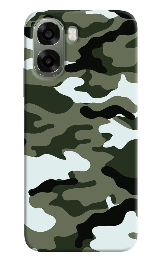 Camouflage Oppo A6x 5G Hard Case Back Cover by Casekaro